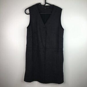 Hyfve Sleeveless V Neck Black Dress Size S